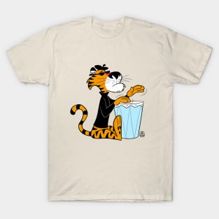 Beatnik Tiger Cartoon T-Shirt